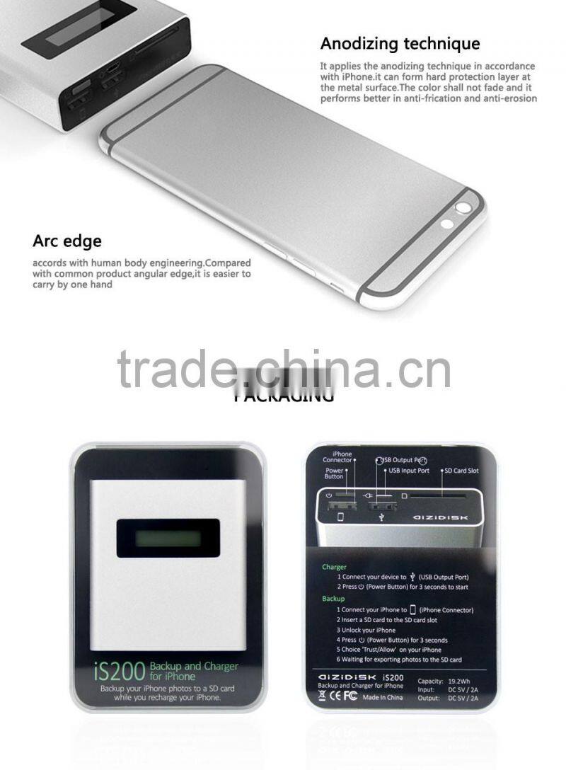 multifunction i flash drive with 2-usb port power charge