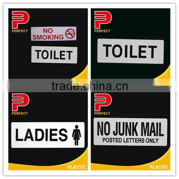 warning board adhesive plastic sign