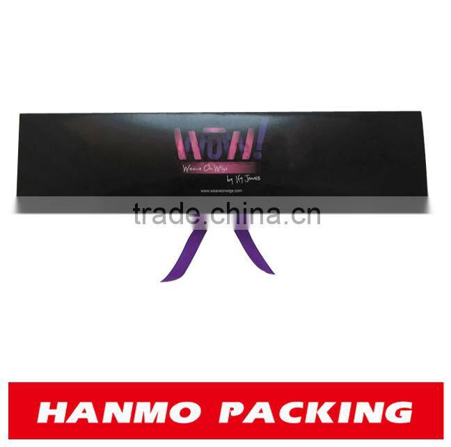custom made&printed hair extension boxes wholesale factory price