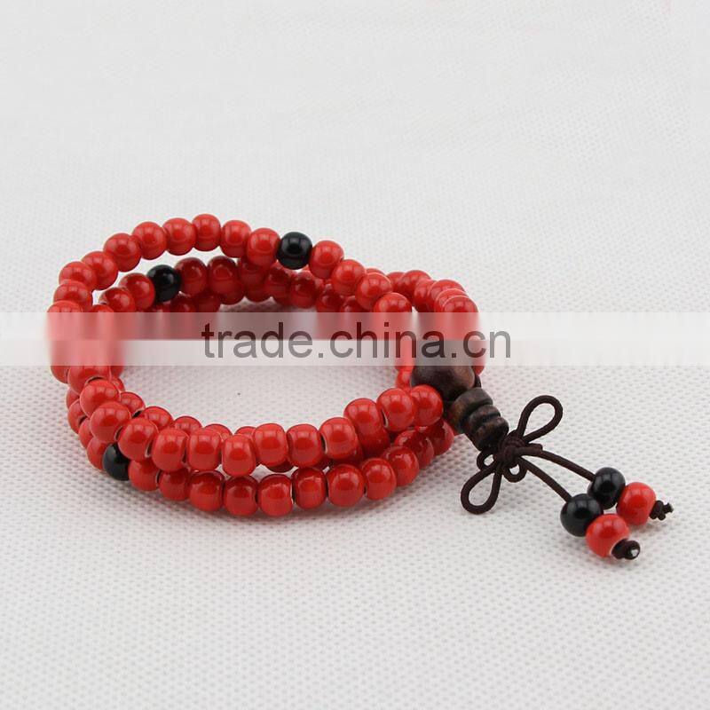 Bracelet of Ceramic Fashion Unisex Porcelain mala prayer beads wholesale