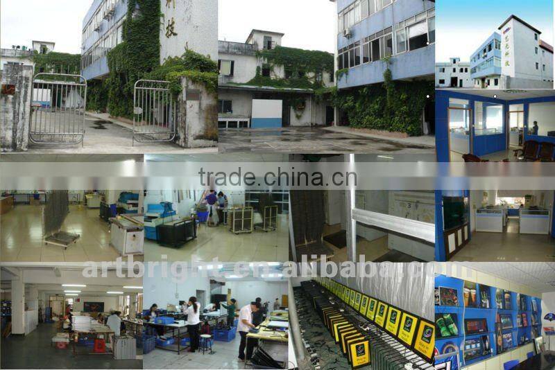 Advertising indoor el animation poster