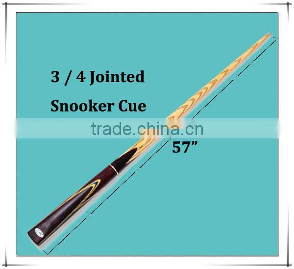 hand made ash shaft rose snooker cues