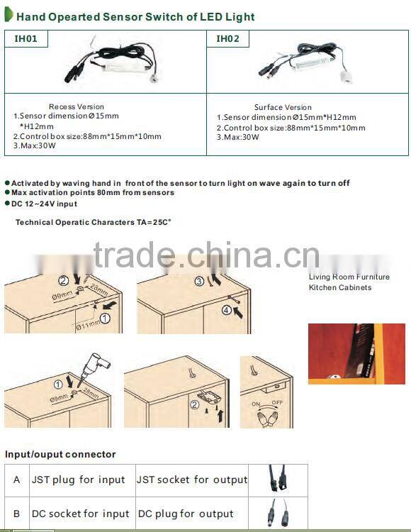 Auto turn off LED light sensor