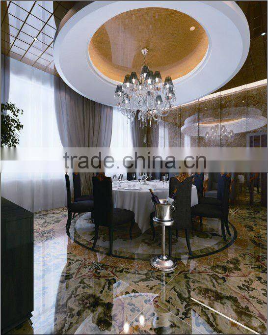 Micro-Crystal Stone Wooden Wall Tile