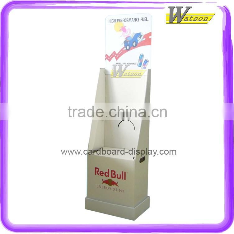 multiple store high quality cardboard display stand for beverage display