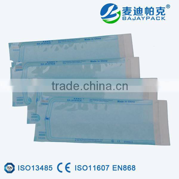 Sterilization Gusseted Paper pouch in 70gsm