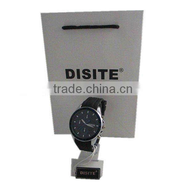 durable men silicone led quartz watch