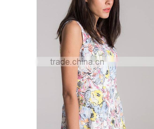 Latest fashion classic moderate elegant color printed A-line skirt