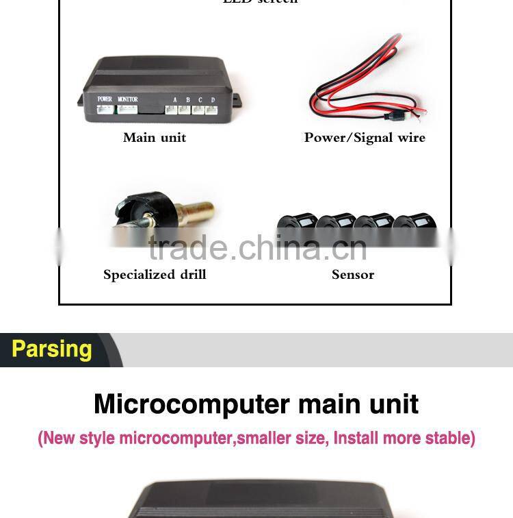 Cheap pirce car reverse backup car parking sensor with led display for sale