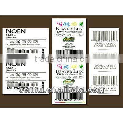 2015 New style custom logo printed barcode stickers