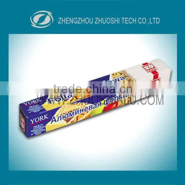 aluminum foil sheet with color box packing,pre-cut foil for food packing
