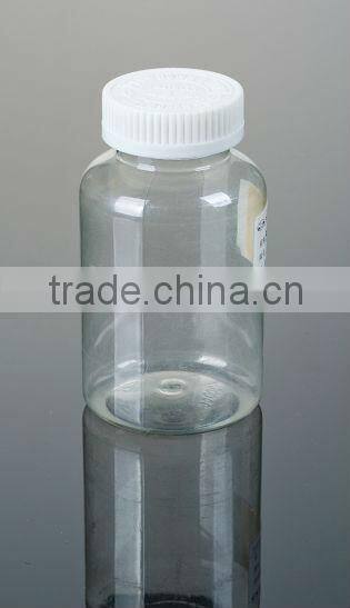 PET clear pill bottle with Childproof lid
