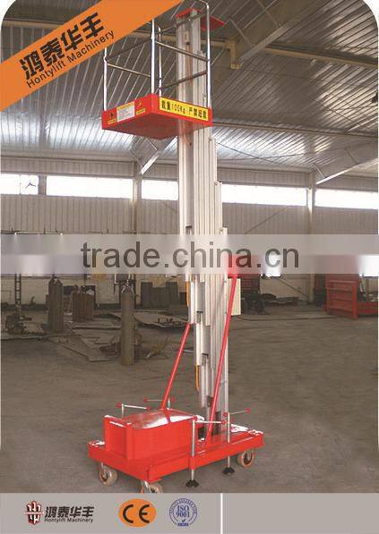 hydraulic vertical platform lift /vertical one man telescopic lift