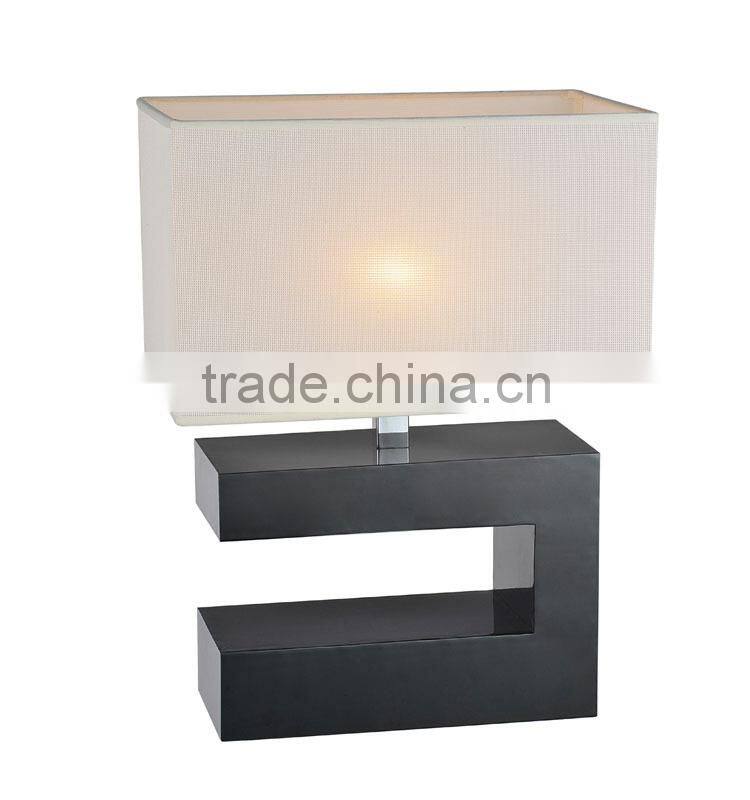 2015 the lastest design wedding decoration beside hotel guestroom table lamp