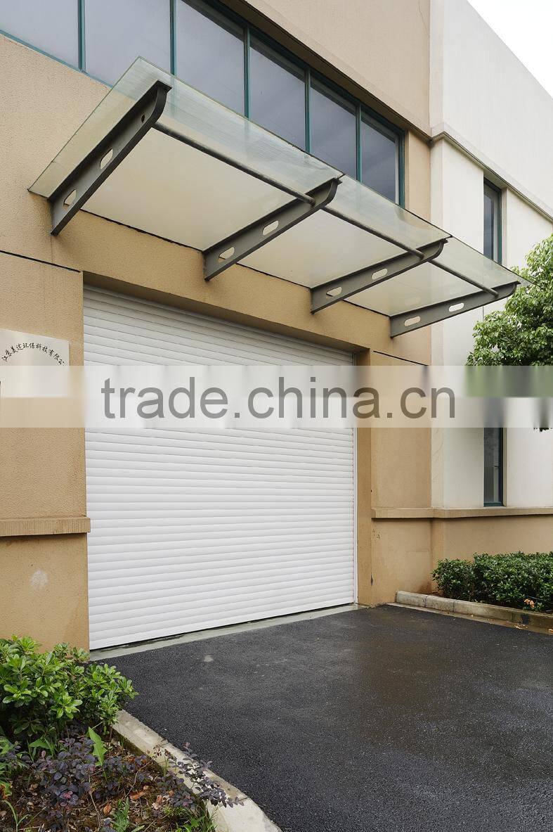 Steel insulated roller shutter door with foam slats