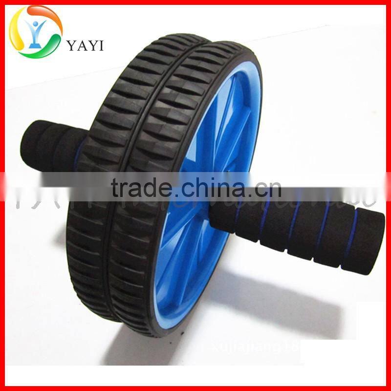 No-Slip Comfort Grips Dual Wheel Ab Roller
