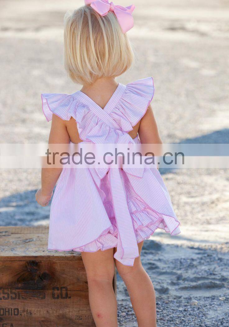 New arrival kids swing set outdoor swing set single Toddler ruffle top western girls clothing ruffle bloomer