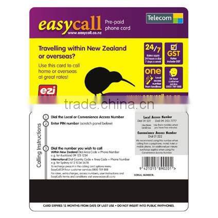 0.38mm Plastic PVC Member Cards