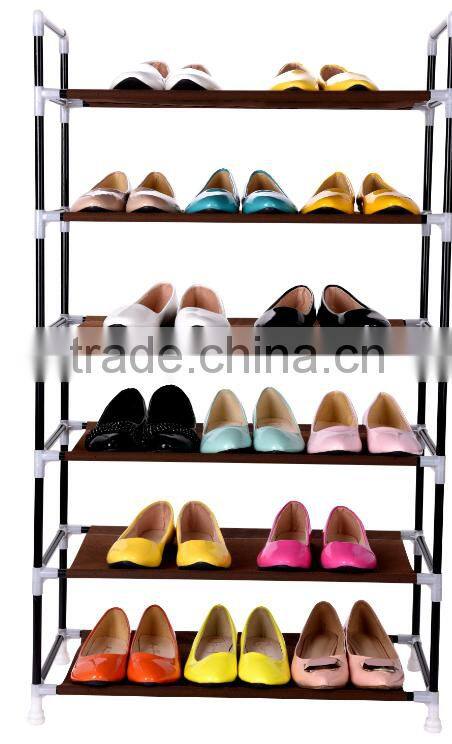 DIY design portable Living Rome shoe rack wooden