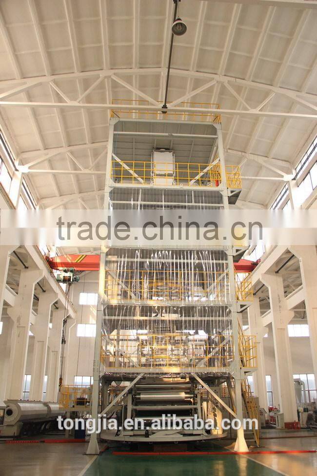 5 Layers Co-Extrusion Film Blowing Machine For POF Heat Shrink Film