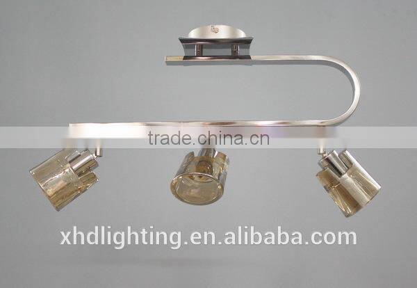 Zhongshan XHD 3 heads European iron ceiling lamp modern Ceiling lamp with light source