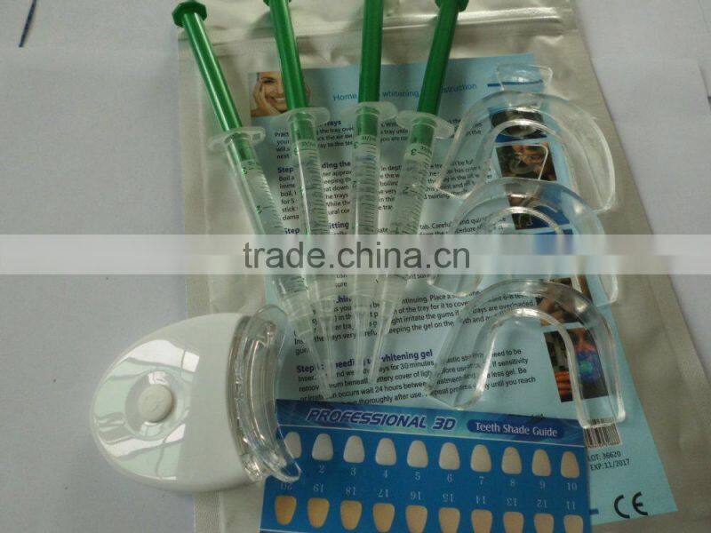 Professional dental whitening kits, non peroxide kit for salon use/home use