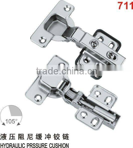hydraulic soft closing cabinet hinge with 105 angle degree