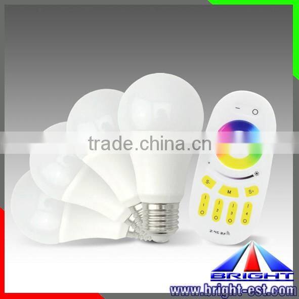 Factory Direct Sales Mi Light RGBW Wifi Color Changing LED Light Bulb 9W E27 LED Bulb AC86-264V 16Million Color