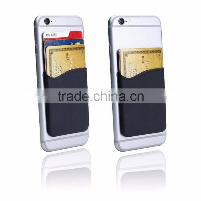 3M sticker adhesive wholesale silicone stick on card holder for mobile phone