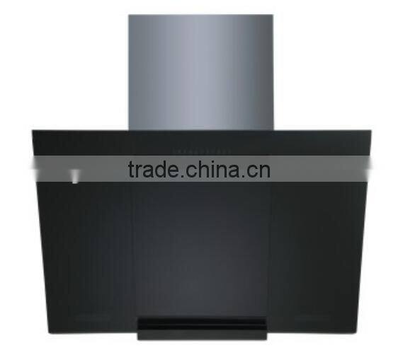 Full Black Wall Mounted 90cm Cooker Hood with High Suction