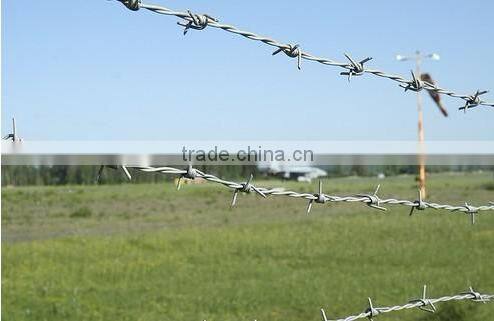 Security Standard 9 Gauge Barbed Wire Made in Anping