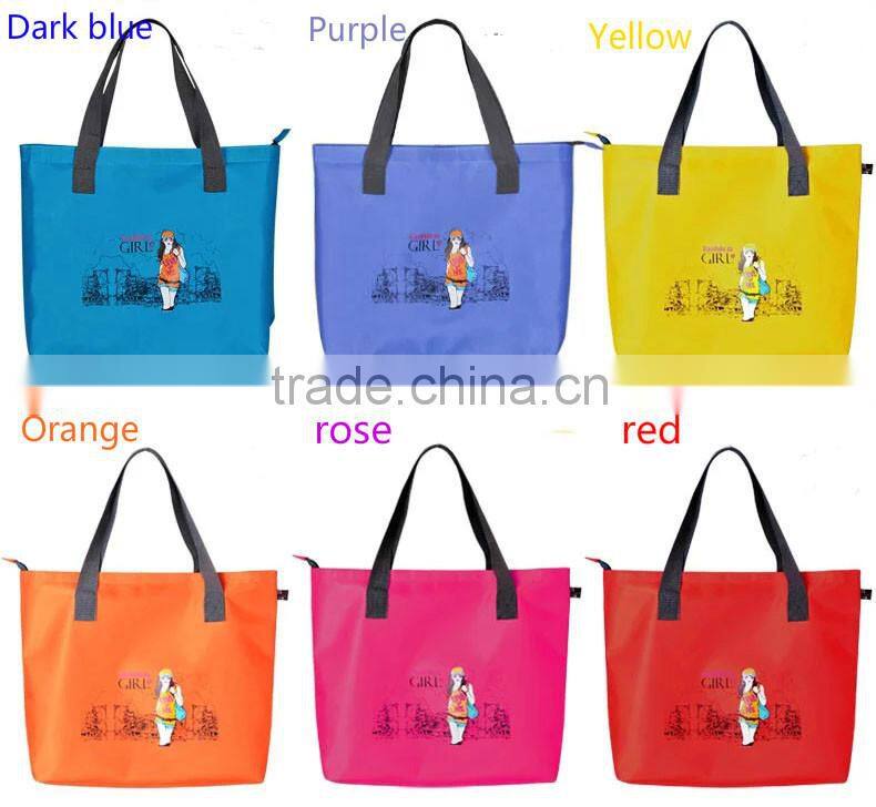 2015 new design ladies tote beach bag