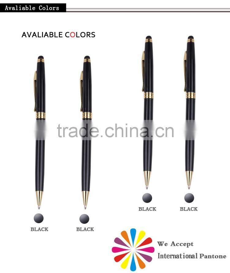 New style promotional metal stylus ball pen classic capacitive stylus touch ball pen