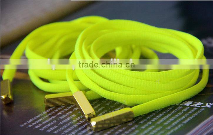 custom metal tip manufacturer hoodie cotton cord laces