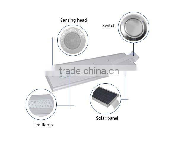 40 watt Factory Price Durable Aluminum Integrated Solar Street Lights 40w