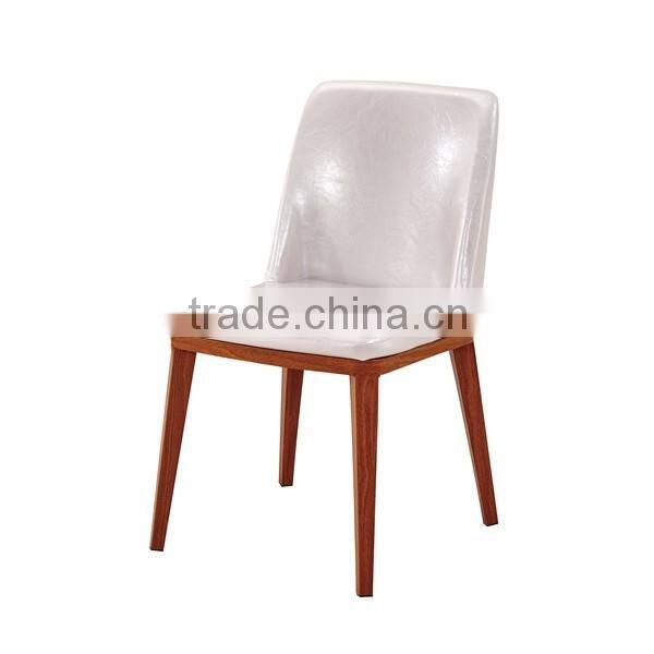 modern office furniture leather cover z shape dining chair