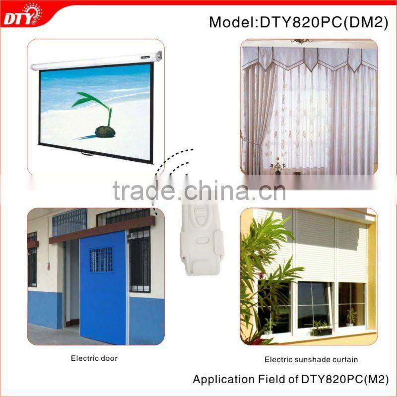 Dual DC tubular motor wireless remote control