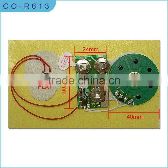 press button, slip tap, shake, and light/motion sensor recorded chips