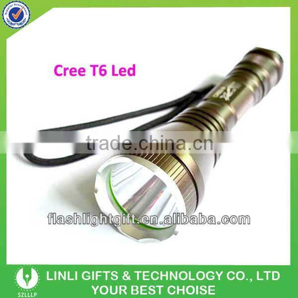 T6 Led Rechargeable Cree Tactical Flashlight