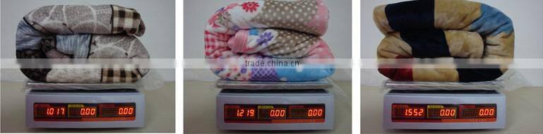 2015 New 100% polyester carton flannel fleece bedsheet set