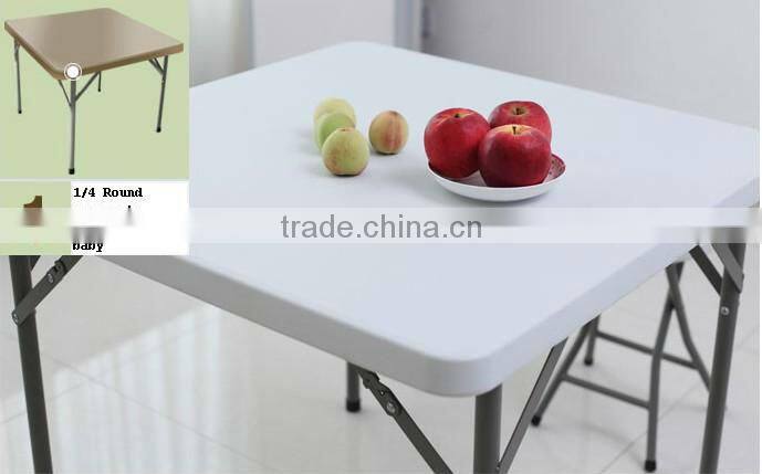 square folding dining table, square folding table, plastic dining table