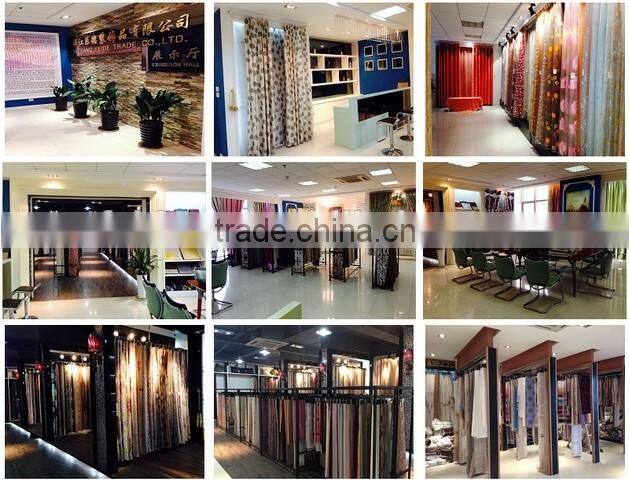2016 Wholesale OEM service plain polyester blackout jacquard curtain fabric