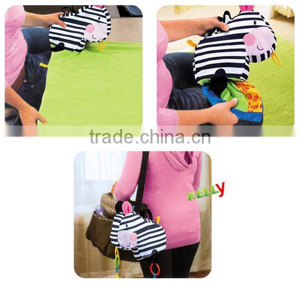Wholesale Price Soft Material Cute Zebra Baby Rug