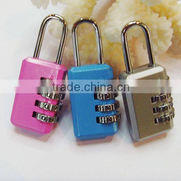 high quality travel luggage 4 dial combination lock safe