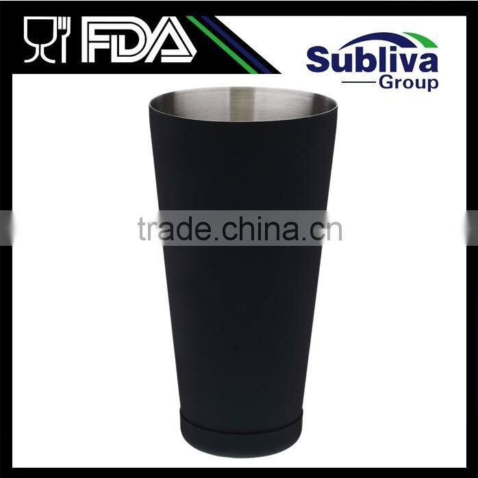 Boston Cocktail Shaker Stainless Steel, Powder Coated Glass Bottle Custom Cocktail Shaker