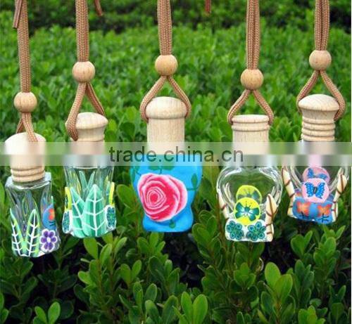 Hanging car perfume bottle