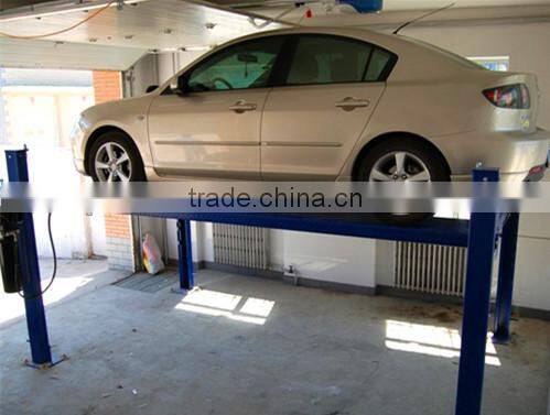 Advanced Underground 4 Pillars Stacker Parking Lift for Home