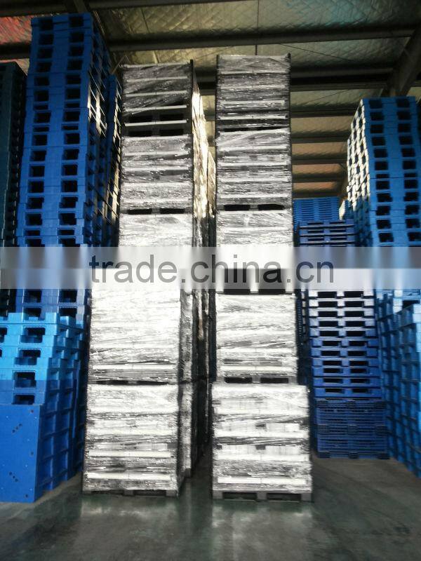 Australia size plastic foldable box pallet with perforated surface