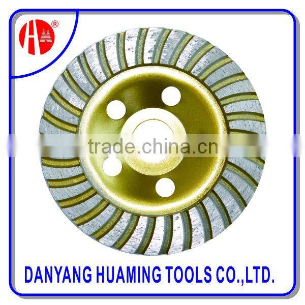 power tool diamond continuous turbo cup grinding wheel for concrete and stones