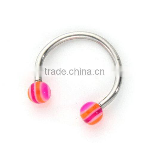 Charming Magnetic Unique Cheap Lip Rings Studs Nose Rings Eyebrow Rings CBR Body Piercing Jewelry